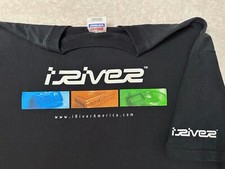 Vintage 2000s Y2K iRiver MP3 Music Portable Handheld Player Promo T-Shirt XL NEW