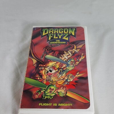 DRAGON FLYZ LEGEND BEGINS VHS Video Tape FLIGHT IS MIGHT Case Fly