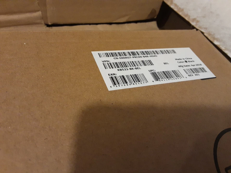 Dell kb-522 wired business multimedia usb keyboard - Black (kit) azerty Belgian - Image 2 of 2