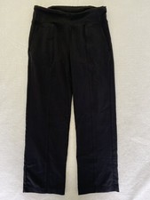 Athleta Women  s Size Small Black Straight Leg Crop Pants