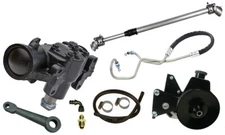 POWER STEERING GEAR BOX KIT,WITH 4/6 CYL BRACKET,20:1,A/C,FITS 72-75 JEEP CJ