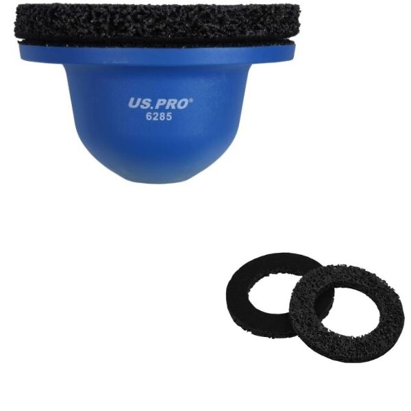 Accesorio de herramienta de molienda/limpieza de buje de rueda limpia suciedad + almohadilla de repuesto