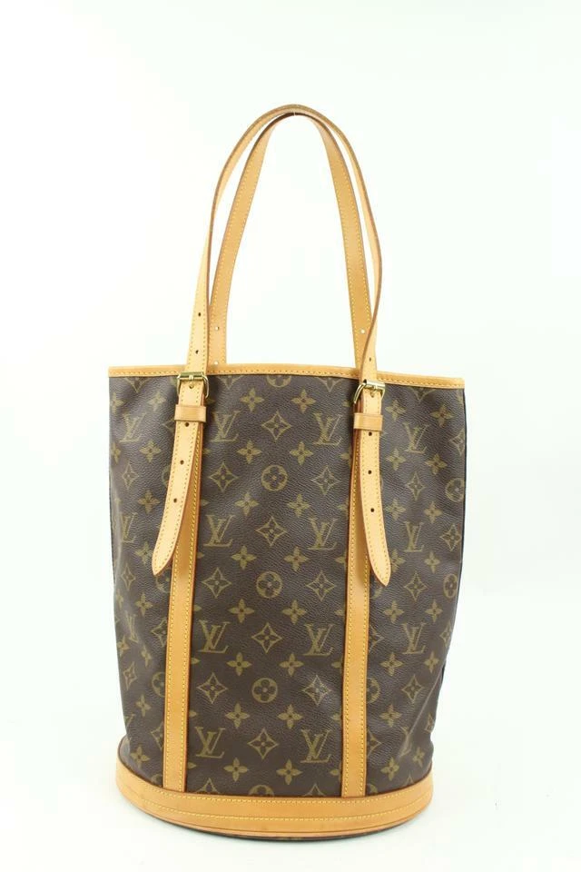 Louis Vuitton Monogram Marais Bucket GM Tote Bag 862051