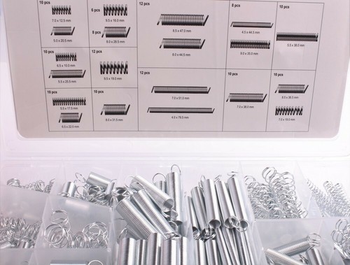 TMZELOA Druckfedern Set - 300 Teile Edelstahl Rostfrei, 23 Größen Für DIY & Reparatur