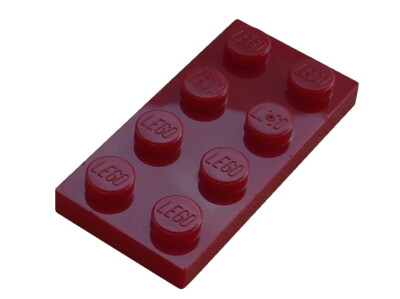 Lego 10 Stück Platte 2x4 in dunkelrot 3020 Neu dunkel rote Platten City Basics