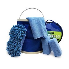 Boat Cleaner and Car Wash Sponges Non Scratch Microfiber Sponge Bucket Micr...