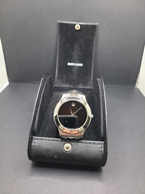 Movado Museum Stainless Mens Swiss Watch In Box | eBay display picture 2