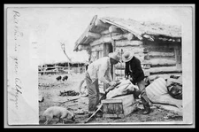 Post Card - Put this in your album - Powderville, Montana