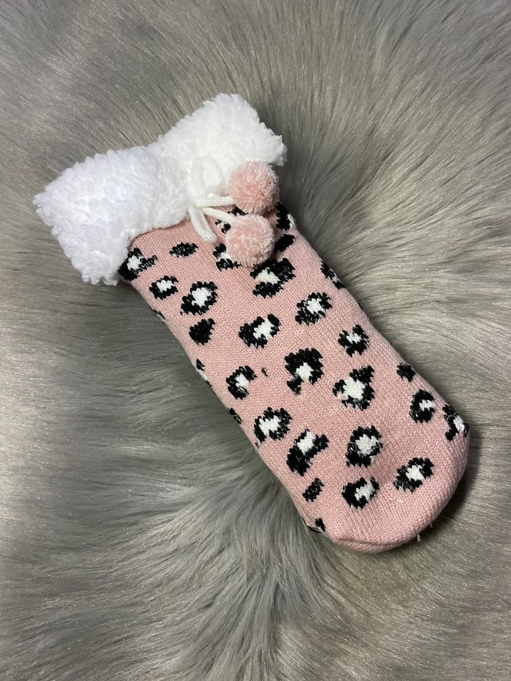 Nuevo con etiquetas Calcetines Zapatilla Capelli Con Piel Sintética Y Pinzas S/M Tallas 9-13 Nuevos Foto 3 de 4