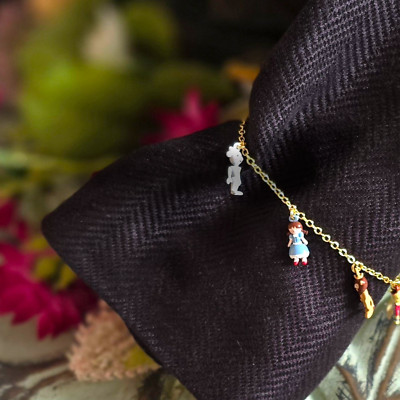 N2 Les Nereides Wizard Of Oz Gold-Plated Chain Charm Bracelet