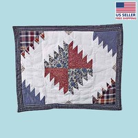 Cotton Pillow Sham Red White And Blue | Renovator's Supply on sale Cotton Pillow Sham Red White And Blue | Renovator's Supply on sale