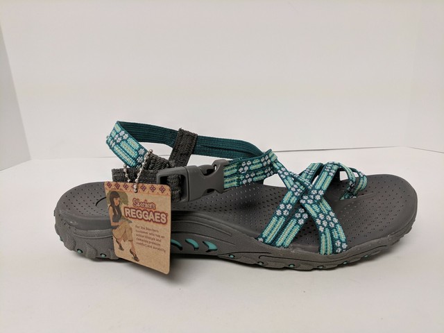 skechers reggae loopy womens strap sandals