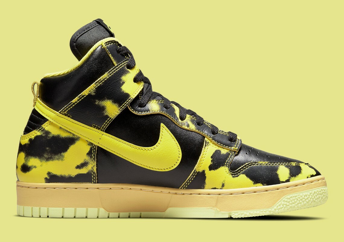 Nike Dunk High 1985 SP Yellow Acid Wash Size 14 DD9404-001 Nike Dunk High 1985 SP Yellow Acid Wash Size 14 DD9404-001