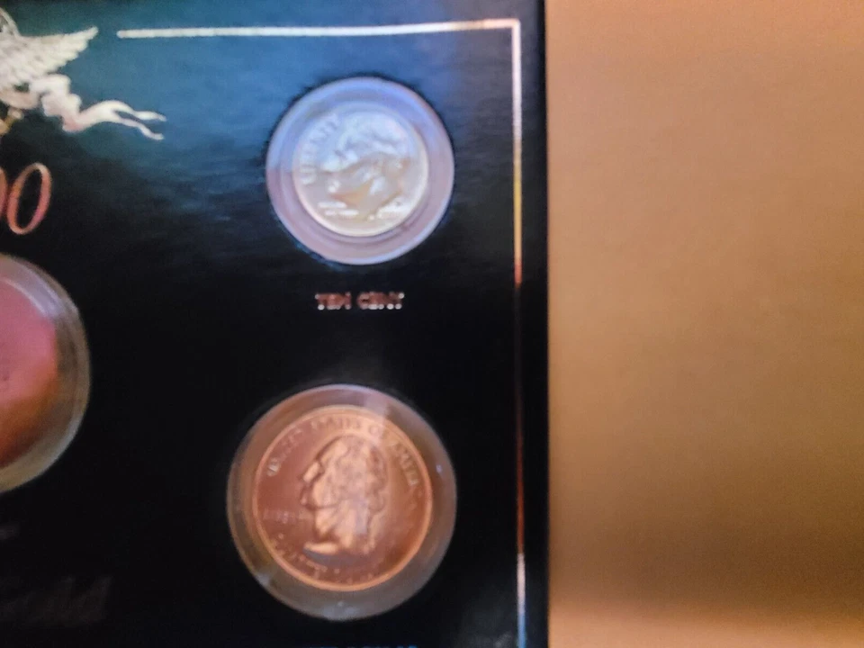 2000 USA 24 kt Gold Plated 5 Coin Set - Image 4 of 4