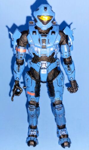 Halo 3 McFarlane Toys 10th Anniversary Spartan Recon Blue Action Figure 2011 5" - Picture 2 of 8