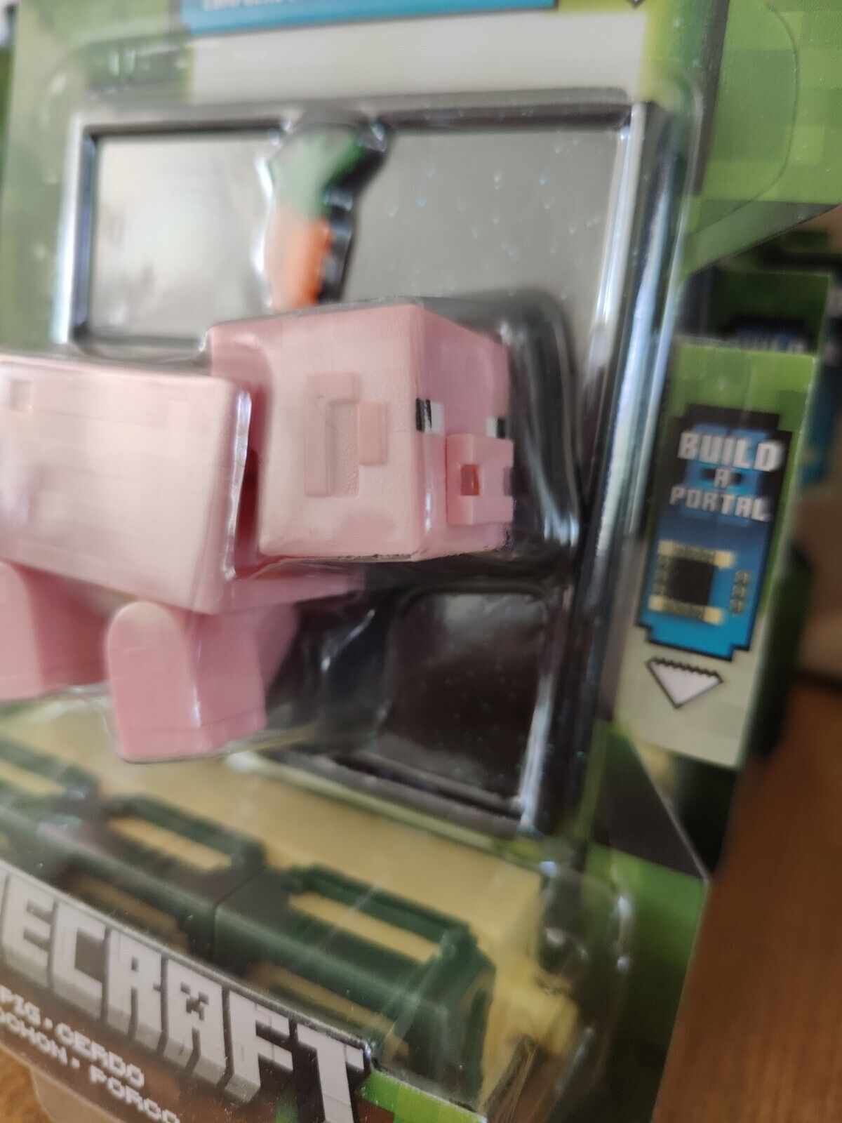 Pig Build-A-Portal Minecraft Mattel - Prime Colecionismo