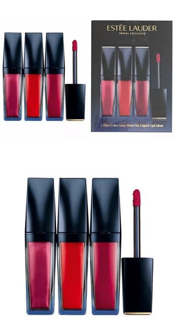 Estee Lauder Pure Color Envy Paint On Liquid Lip Color Set 3 Full