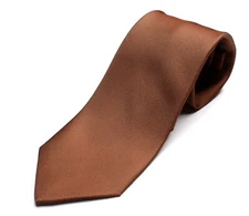 DRAKE'S London tie(DR1AAS-23692-06) 50oz Royal Twill solid tie CAMEL