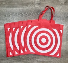 10 CT Lot of NEW Redesigned Reusable Target Grocery Shopping Bags/Totes Washable