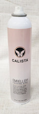 CALISTA TOOLS EMBELLISH Finishing Spray Styling 10 oz NEW - NO CAP  