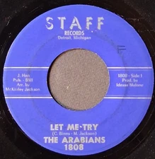northern soul   THE ARABIANS   Let Me Try     STAFF 1808