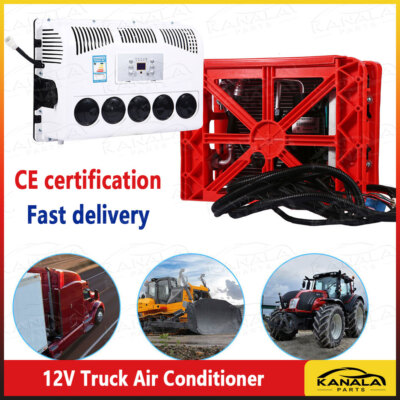 12000BTU 12 Volt Air Conditioner Split Truck AC Unit Fits Semi Bus RV Caravan