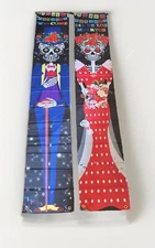 2 Pc Day Of The Dead Hanging Decorations 72x12 Inches / New