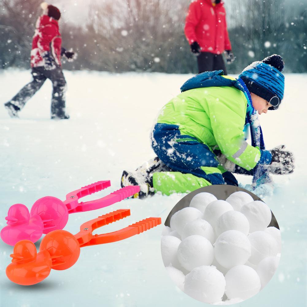 Moule à Boules De Neige En Forme De Chat - Jouet D'Hiver Pour Enfants Et Adultes - Combat De Boules De Neige - Couleur Aléatoire