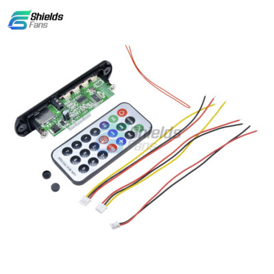 Wireless Car FM Bluetooth MP3 Audio Sound Card Decoder Board Remote Controller
