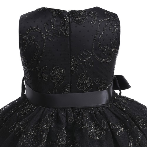 Flower Girls Kids Princess Lace Dress Birthday Party Girls Pageant Gown Evening - Picture 14 of 19