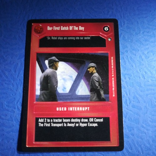 Star Wars CCG Pick A Card Interrupt Darkside Blackborders Premiere Hoth Degobah - Picture 101 of 102