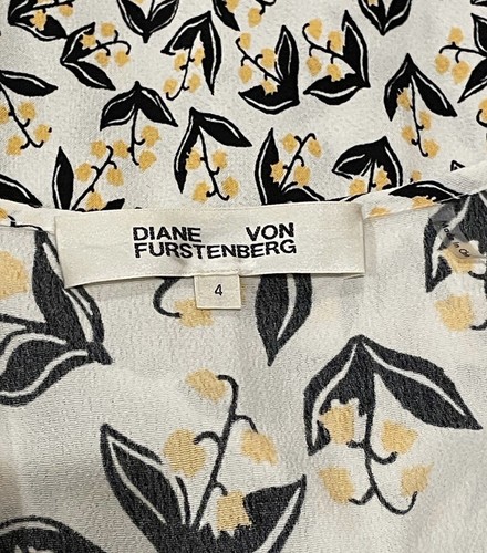 Abito Diane von Furstenberg midi fantasia floreale Margeaux Cottagecore - Foto 6 di 6