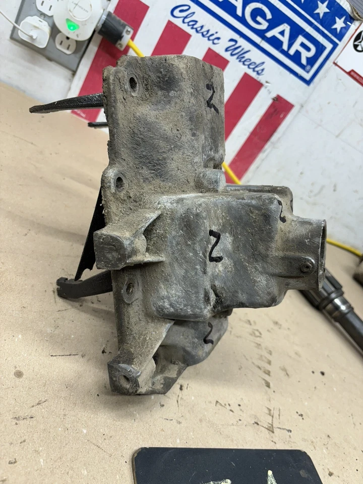 Ford NP435 transmisión manual aluminio cubierta superior horquillas de cambio NP 435 palanca de cambios como nueva Foto 2 de 4