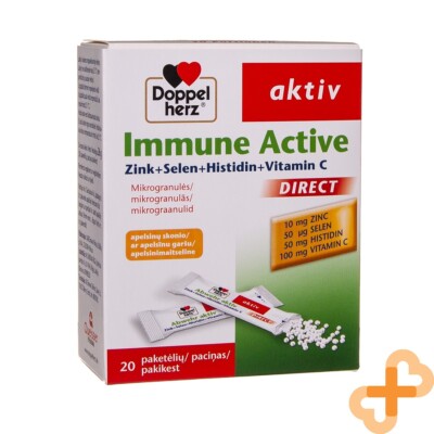 DOPPELHERZ Aktiv Immune Direkt Vitamin C Zink 20 Beutel Mit Mikrogranulaten
