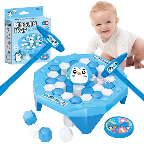 Save Penguin Break Ice Board Game for Kids 4-8, Ice Breaker save Penguin on Ice