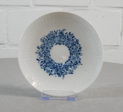 Rosenthal Studio Line Romanze Bénarès soucoupe assiette en porcelaine bleu vi... - Photo 1/3