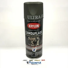 KRYLON 4293 OLIVE Camouflage Non-Reflective Ultra-Flat Finish Spray Paint-  11oz