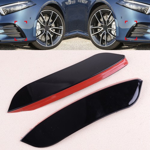2x Front Stoßstange Splitter Lip Spoiler Canards fit for Mercedes W177 AMG ti