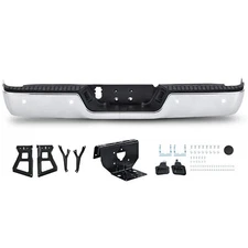 PREENEX Chrome Rear Step Bumper for 09-18 Ram 1500 10-12 2500 3500 w/Park Sensor