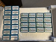 BOX LOT of 30 ALTOID 1.76 OZ. Wintergreen Tins with Paper Inserts ALTOIDS