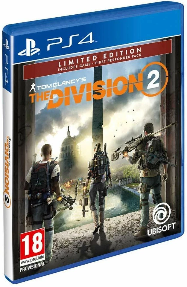 PS4 PLAYSTATION 4 TOM CLANCY'S THE DIVISION 2 DVD + DLC PRIMO SOCCORRITORE NUOVO