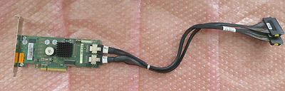 Fujitsu SAS SATA RAID Controller FSC D2516-B11 PCIe 2-CH/512MB RX200 TX200 S4 