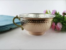 Turkish Ottoman Copper Shaving Bowl HandMade Mug Brush Soap Safety Razor Holder
