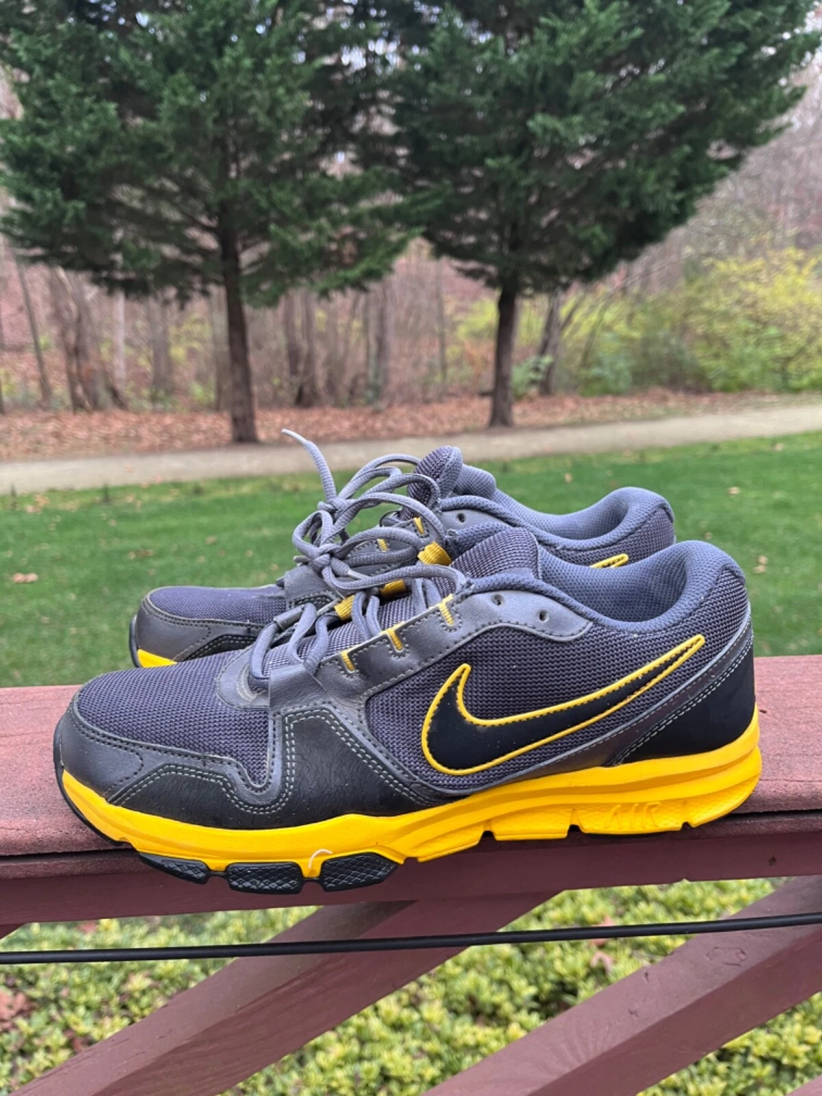 NIKE HOMME AIR FLEX SUPREME TRAINER VINTAGE 2011 GRIS JAUNE 429632 001