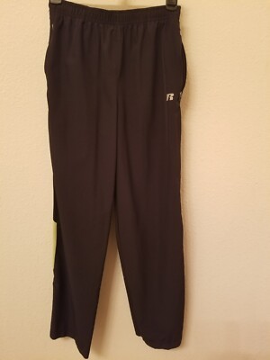 2 Pair Russell Training Pants Black-Yellow / Black-Grey Youth size XL  (14-16) | eBay