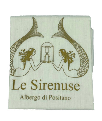 New 5-Star Luxury Le Sirenuse Hotel Positano Italy Linen Drawstring Laundry Bag