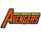 ⚡ Large Engraved Classic Avengers Logo Sign – Marvel Comic Book Wall Art Decor