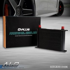 Fit For Universal 25 Row An10 Transmission Full Aluminum Engine Oil Cooler Black Fit For Universal 25 Row An10 Transmission Full Aluminum Engine Oil Cooler Black