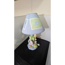 Kids Nursery Lamp Ocean Sea Life Theme Blue Green Aqua with Shade