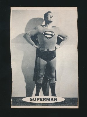 1966 Topps SUPERMAN (TV Series) -#5 SUPERMAN (Title Card) Trimmed